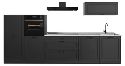 Imagen del producto de Mueble de cocina Vicco R-Line Antracita casa de campo/Antracita 340 cm sin encimera, Model 68009