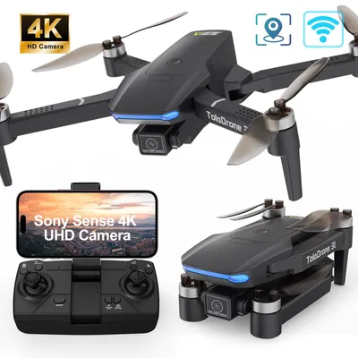 Produktbild von TD31GPS GPS-Drohne mit 4K Sony Kamera, 5G WiFi FPV, optischer Fluss und bürstenlosem Motor