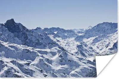 Produktbild von MuchoWow® Poster Alpen - Berg - Schnee 30x20 cm - Plakate - Print