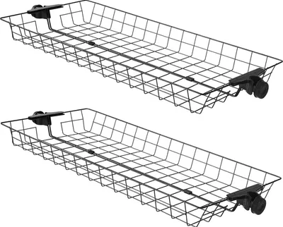 Produktbild von Aufbewahrungskörbe, Metallkonstruktion, kompatibel mit Schranksystemen, schwarz