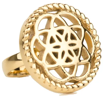 Produktbild von Traumfänger Damen Ring Blume gold 54 (17.2)