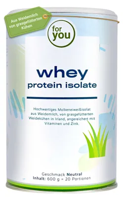 Produktbild von for you whey protein isolate neutral