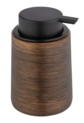 Immagine prodotto di WENKO Dosatore di sapone Dosatore di sapone liquido Dosatore di lozione Vetroceramica PALENA bronzo