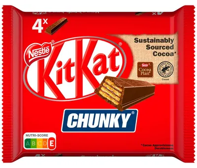 Produktbild von KitKat 3800020411957, Milchschokolade, 40 g, 2168 kJ, 518 kcal, 867 kJ, 207 kcal