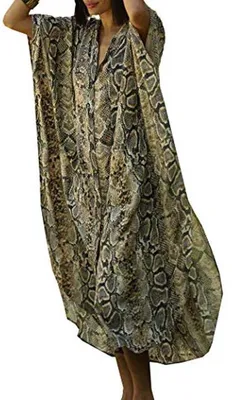 Maxi-Kaftan für Damen aus 100% Polyester, Hauptbild