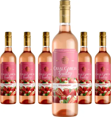 Produktbild von 6 x Casal Garcia Fruitzy Strawberry