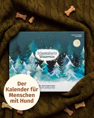 Produktbild von Schnauzberts Winterreise – Der Adventskalender für Menschen mit Hund