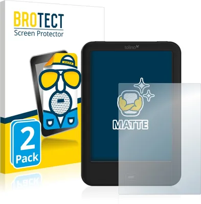 Produktbild von 2x BROTECT Schutzfolie für Tolino Shine 2 HD Displayschutz Displayschutzfolie Folie Matt Entspiegelungsfolie