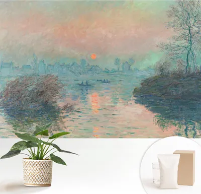 Produktbild von Fototapete  - 152x104 cm - Tapete - Wandtapete - Wandbilder  - Dekofolie - Tapete Folie - Wand - Dekoration - Wohnzimmer - Atmosphärische Dämmerung