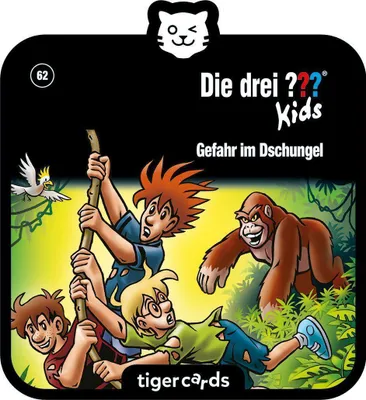 Produktbild von tigercard - Die drei ??? Kids - Folge 62: Gefahr im Dschungel