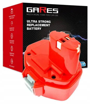 Zdjęcie produktu dla GARES Akumulator Bateria do elektronarzędzi Makita JR140DWAE 6228DWBE 6934FD 4033D | 14,4 V 3Ah | Wydajne Ogniwa High-Performance Zamiennik Premium | Wysoka Moc i Trwałość |
