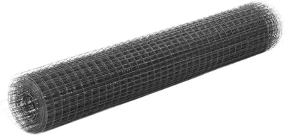 Produktbild von "2024"cloris Drahtzaun Stahl mit PVC-Beschichtung 10x1 m Grau - Metallzäune CHY41791149