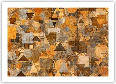 Produktbild von Poster - Poster ohne Rahmen - Abstraktion modern - 70x50 cm - Wand Bild - Wanddeko - Wandbilder - Kunstposter - Wandposter - Bilder - Kunstdruck - Wanddekoration - Wandbild - P2XAA70x50-4021