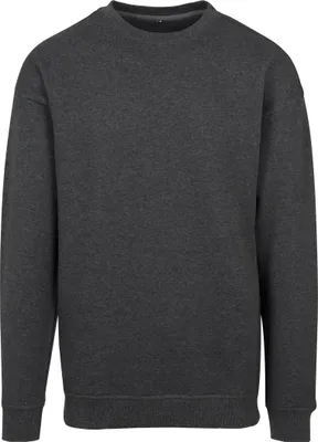 Produktbild von Build Your Brand BY075 | Herren Sweat Crewneck - Farbe: Charcoal (Heather) - Größe: L