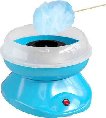 Produktbild von Zuckerwattemaschine - Tischgerät - 450–550 W - 10 Stäbe Inklusive - 27×26×18 cm - Für Kindergeburtstag & Zuhause - Blau