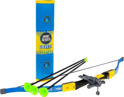 Produktbild von Bogenschießen-Set für Kinder ab 3 Jahren. Sportspielzeug. Bogen, Pfeil, Köcherschild