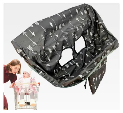 Produktbild von Einkaufswagenabdeckung für Babys, mit Sicherheitsgurt, maschinenwaschbar