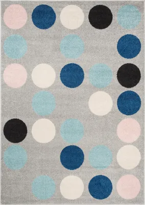 Obrázok produktu pre Tapiso Koberec LAZUR Modern Grey Cream Black Pink Mládežnícka izba ÖKOTEX 120 x 170 cm