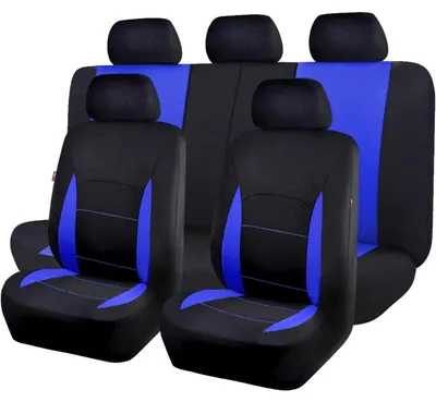 Immagine prodotto di Set universale di rivestimenti per auto, blu e nero, completo