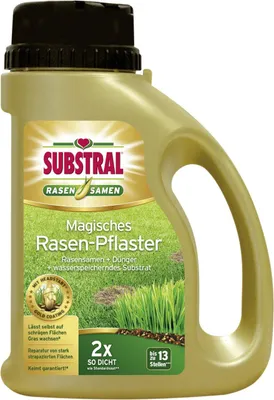 Immagine prodotto di SUBSTRAL® 87641 SUBSTRAL® Magisches Rasenpflaster Rasensamen 1,0 kg