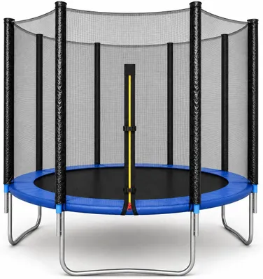 Produktbild von 4myBaby - Trampolin Ersatznetz 305 cm | Sicherheitsnetz Trampolin für Kinder | Trampolin Netz ohne Stangen | Reißverschlusssystem mit Schnallen