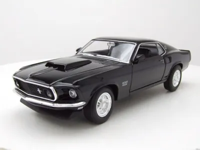 Produktbild von Welly 24067SW Ford Mustang Boss 429 1969 schwarz 1:24