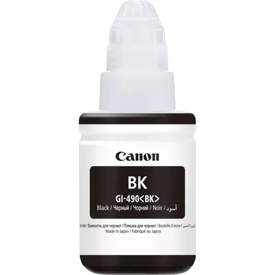 Produktbild von Canon GI-490 BK schwarz