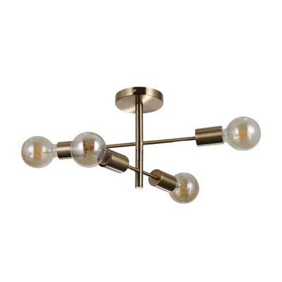 Image de PIANSI PND-4025-4-HBR Plafonnier Italux