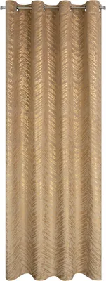 Image de Eurofirany Rideau prêt à poser sara 140x250 cm beige foncé