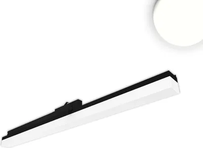 Produktbild von ISOLED 3-PH Linearleuchte 600mm, 20W, 110°, schwarz matt, 4000K