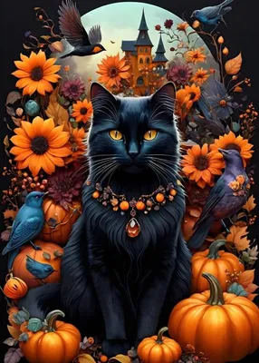 Produktbild von Bluebird Puzzle Herbstkatze Puzzle - 500 Teile Katzenpuzzle