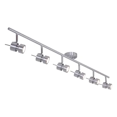 Produktbild von Steinhauer Strahler Natasja LED 6-flammig Silber Matt 134x18cm