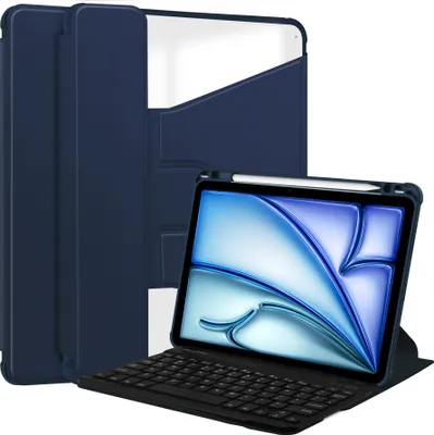 Produktbild von Cover für Apple iPad Air 11 2024 M2 11 Zoll Slim Schutzhülle Hardcase aufstellbar und Wake & Sleep Funktion
