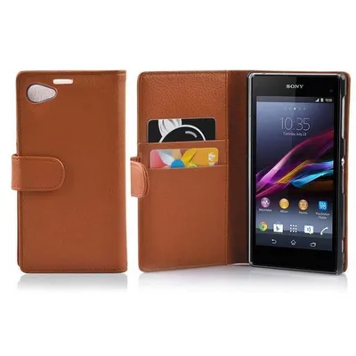 Obrázek produktu pro Cadorabo DE-101671, Sony, Sony Xperia Z1 COMPACT, Hnědá