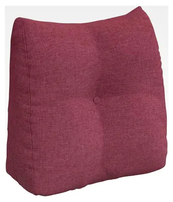 Produktbild von Rücken Kissen Weinrot 45 x 24 x 50 cm Stoff