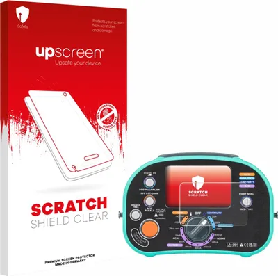 Produktbild von upscreen Schutzfolie für Kewtech KT63DL Displayschutz Displayschutzfolie Folie Klar Transparent