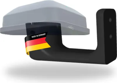 Produktbild von Wandhalterung für RTK Antenne kompatibel mit Segway Navimow i105e & i108e GPS Antenna Rasenmäher Roboter Wand Halter Wandhalter Befestigung