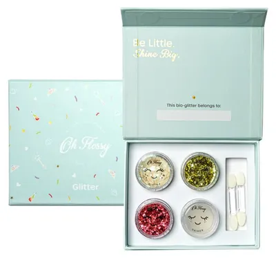 Image de Oh Flossy : coffret de jouets pailletés pour enfants - Coffret de maquillage scintillant