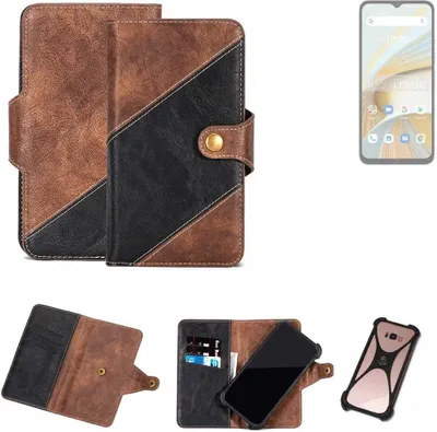 Produktbild von K-S-Trade Handyhülle Schutzhülle Bookstyle Case kompatibel mit UMIDIGI G3 Klapphülle Cover Hülle Schutztasche 1x
