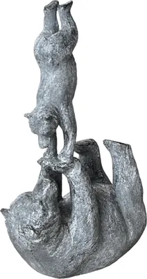 Image de Statue décorative Ours en main - Ours - 18 x 8,5 x 27 cm