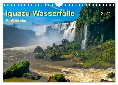 Produktbild von Kalender 2027 · US-Version · Iguazu-Wasserfälle - Südamerika (Wandkalender 2027 12" × 8" Querformat), CALVENDO 12-Monats-Wandkalender