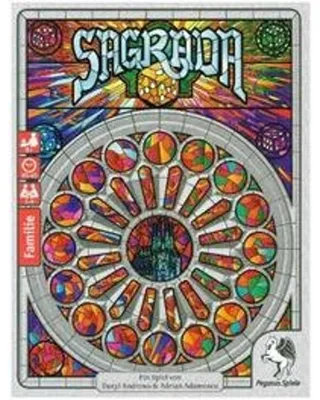 Produktbild von Pegasus Sagrada, Brettspiel, Puzzle, 8 Jahr(e), 30 min, Familienspiel