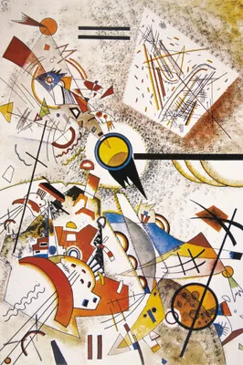 Zdjęcie produktu dla Wassily Kandinsky Art Print Obraz - Bez tytułu, 1923 (120 x 180 cm)