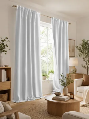 Zdjęcie produktu dla HOMEbasics | Zasłona akustyczna, model Uni | ACUSTICO | Ogranicza hałas, ciepło, zimno i przeciągi