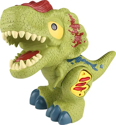 Produktbild von Dinosaurier mit Effekten, grün, 26 x 18 x 13 cm