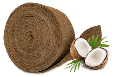 Produktbild von Kokosmatte Winterschutz für Pflanzen - Meterware 25 cm / 50 cm / 100 cm (Breite) - 100% biologisch abbaubare Kokos Filzmatte für Kübelpflanzen - 25cm x 2m, 7mm dick