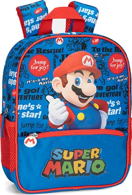 Zdjęcie produktu dla Plecak dziecięcy Super Mario, 22 x 31 x 9 cm, niebieski