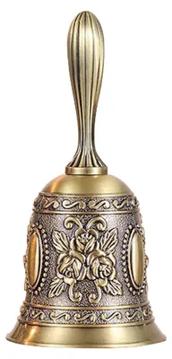Produktbild von Handglocke aus Edelstahl mit ergonomischem Griff