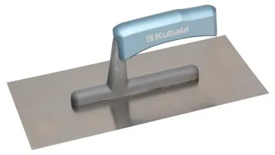 Obrázek produktu pro KUBALA - hladítko nerezové 270x130mm hladké - dřevěná rukojeť 0414