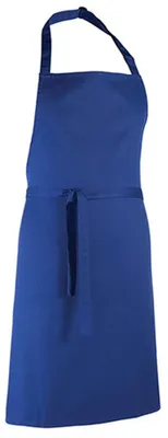 Image de Premier - Tablier à bavette « Colors Collection » LT5796 (86 cm x 72 cm) (bleu roi)